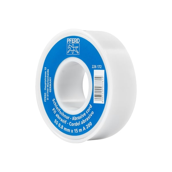 Pferd Abrasive cord, Diameter 0.03", 16 yd - Aluminum Oxide - 200 Grit - 49901