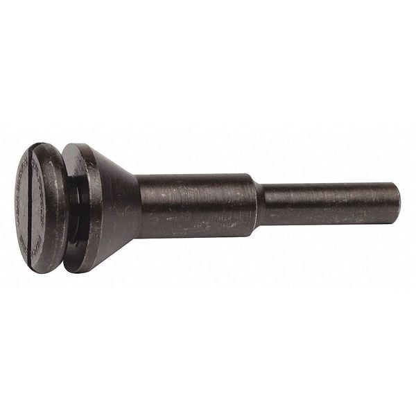 Weiler Cut-Off Wheel Mandrel, 1/4 in Shank, For 3/8 in Wheel Arbor, For 1/8 in to 1/4 in Wheel Thick - 56490