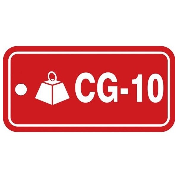 Accuform Energy Source ID Tag, CG-10, 1.5inx3in, Plastic, 5PK - TDF110VPM
