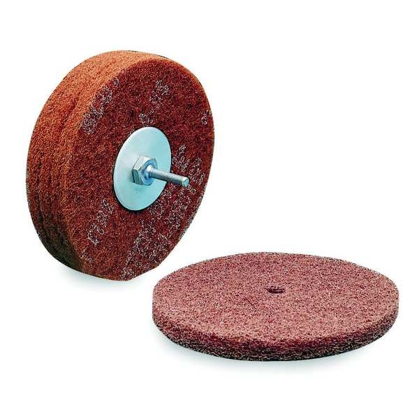 Scotch-Brite Fiber Disc, 6x1/2in, VF, AlO - 7100096111