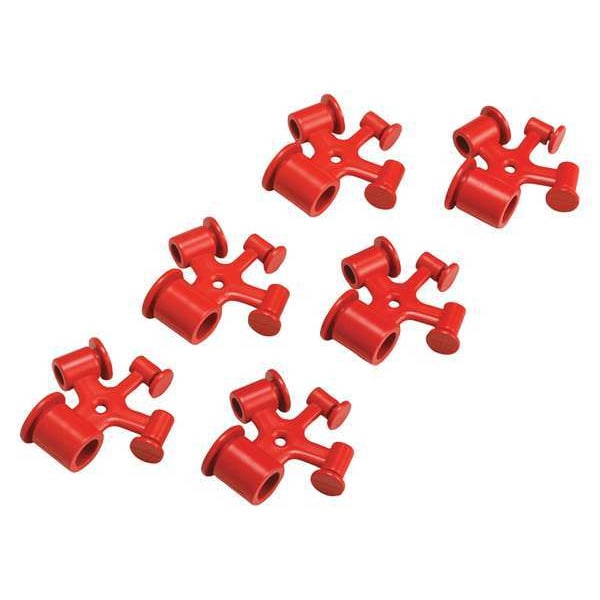 Brady Fuse Blockout Device, Plastic, 1/8 in Width, 1 3/4 in Height, , 6 PK - 65690