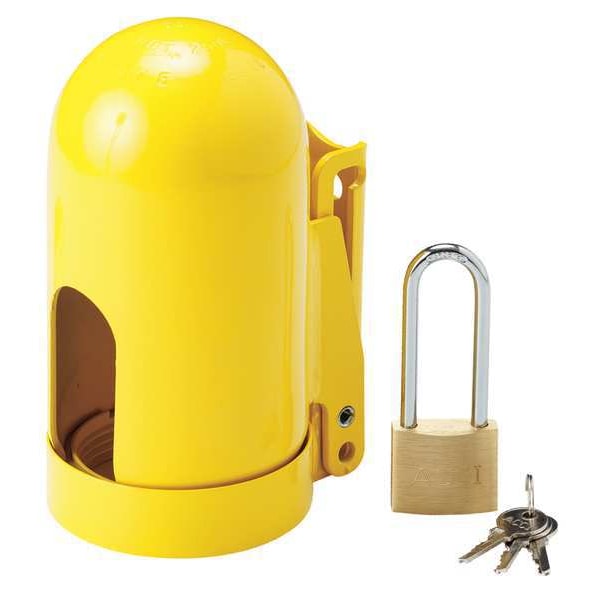 Brady Locking Cylinder Cap, 6-1/2 x 3-1/8, Corse - 95138