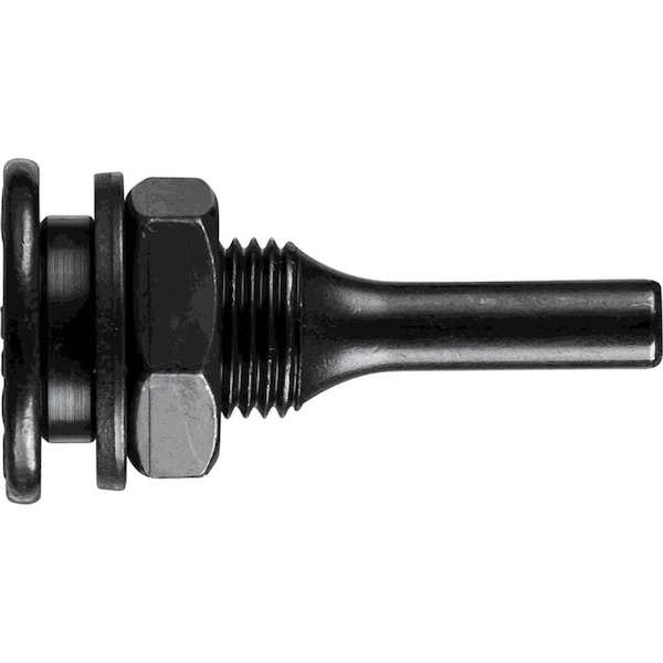 Pferd 84656 Flat Head Drive Arbor For Tube Center Brushes, 5/8in Arbor Hole to 1/4in Shaft - 84656-PFERD