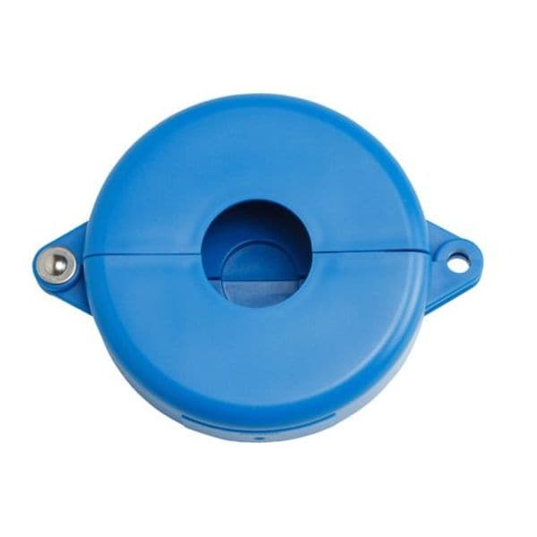 Brady Gate Valve Lockout, Fits Sz 2-1/2 to 5, Color: Blue - 65586