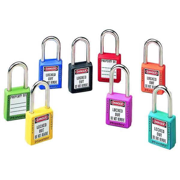 Master Lock Lockout Padlock, KA, Red, 3"H - 411KAW400RED-3XX1331