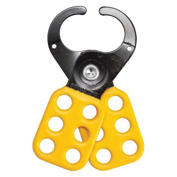 Brady Lockout Hasp, Standard, 6 Lock, 4-1/2 In. L - T218