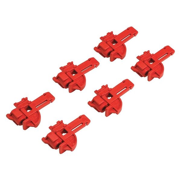 Brady Fuse Blockout Device, Plastic, 15 3/8 in Width, 53 in Height, , 6 PK - 65750