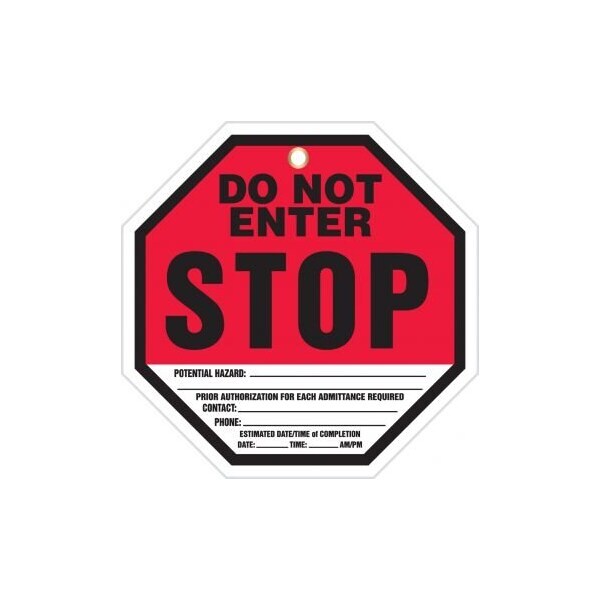 Accuform Adhesive Dura-Poly, 3 in Width, 0.025 in Height, , 5 PK - TAP842PTM