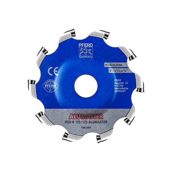 Pferd 4-1/2"/5" ALUMASTER - High Speed Disc HSD-R w/HICOAT Inserts - 20110