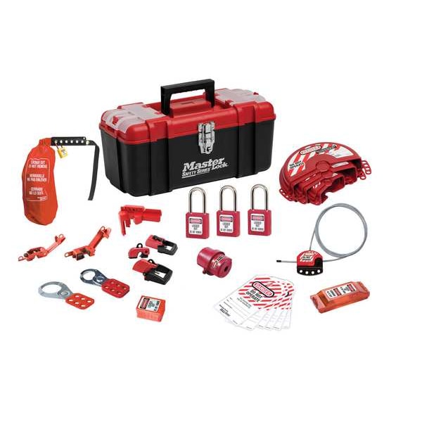 Master Lock Personal Safety Lockout Pouch, Red - 1457VE410KA