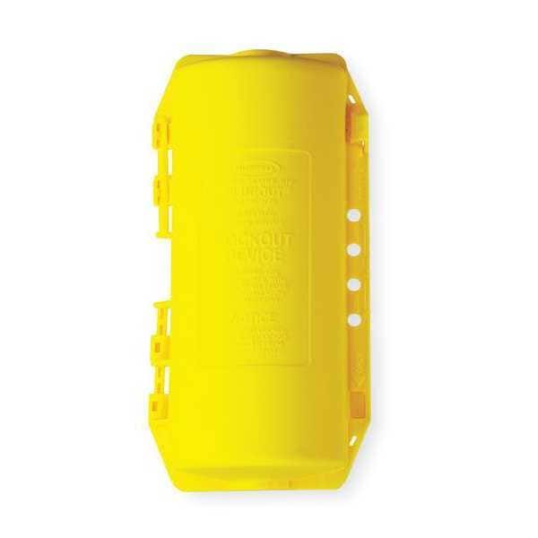 Hubbell Wiring Device-Kellems Plug Lockout, Yellow, 3/8In Shackle Dia. - HLD2