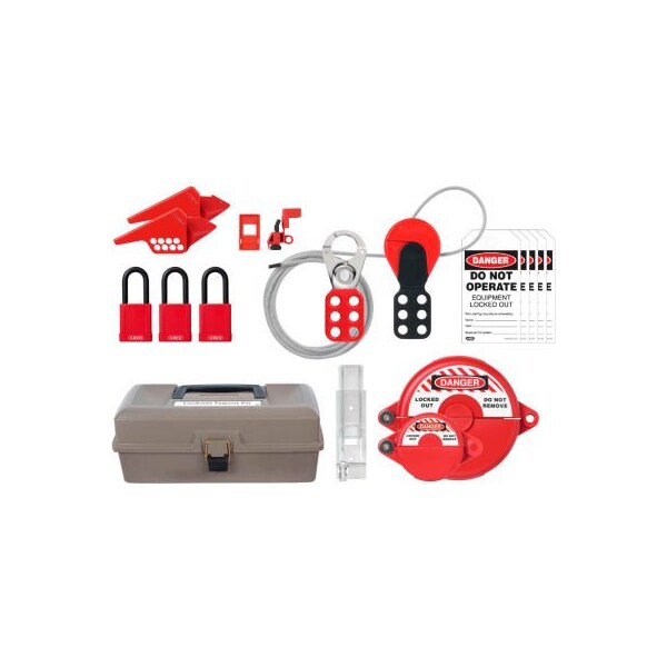 Abus ABUS K930 Electrical, Valve, and Combined Lockout/Tagout Safety Toolbox, 97182 - 97182