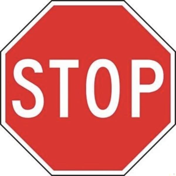 Accuform SAFETY SIGN STOP 24 OCTAGON MVHR475XT - MVHR475XT