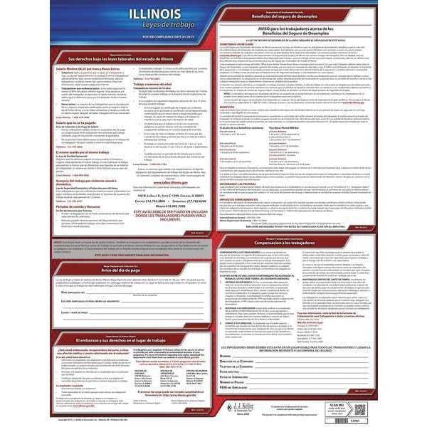 Jj Keller Labor Law Poster, State Labor Law, IL - 200-IL