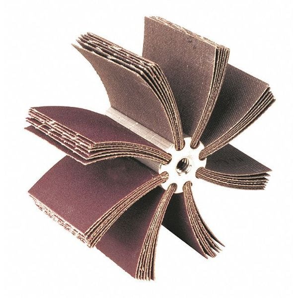 Superior Abrasives Bore Polisher, 1-1/2-2, ID A/O, Grit 80 - A019789
