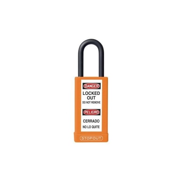 Accuform STOPOUT PLASTIC BODY ALUMINUM KDL738OR - KDL738OR