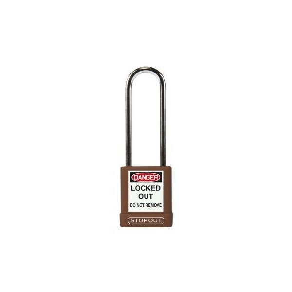 Accuform STOPOUT PLASTIC BODY ALUMINUM KDL821BR - KDL821BR