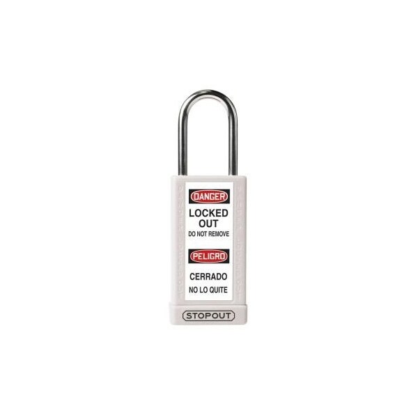 Accuform STOPOUT PLASTIC BODY ALUMINUM KDL884WT - KDL884WT