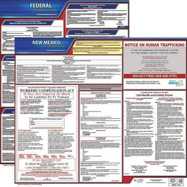Jj Keller Labor Law Poster Kit, NM, English, 27 In. W - 100-NM-K