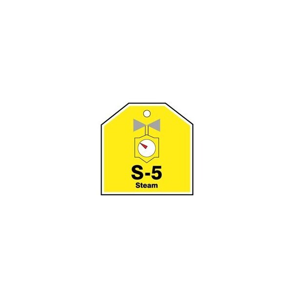 Accuform Danger, RP-Plastic, 3-1/4 in Width, 0.075 in Height, , 5 PK - TDJ105VPM