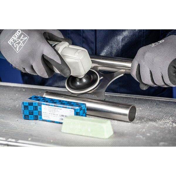 Pferd Small Polishing Paste Bar, Green - Pre-polish for Stainless and Steel - 48765
