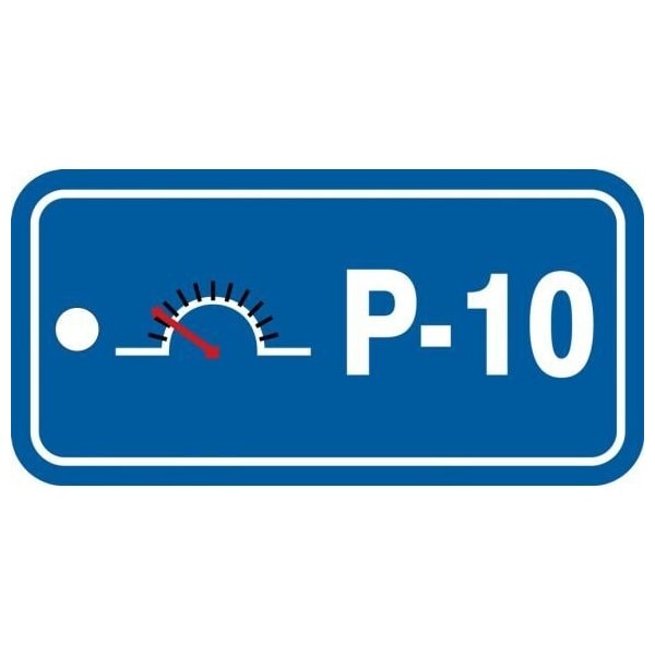 Accuform PF-Cardstock, 3-7/8 in Width, 1/4 in Height, , 5 PK - TDF710VPM