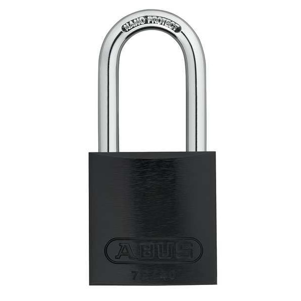 Abus Lockout Padlock, KA, Black, 1-1/2"H, PK12 - 72HB/40-40 KAX12 BLACK