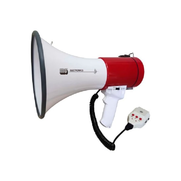 Mg Electronics 50-Watt Bluetooth Megaphone with Rechargeable Battery Pack and Handheld Mic - MG32BT