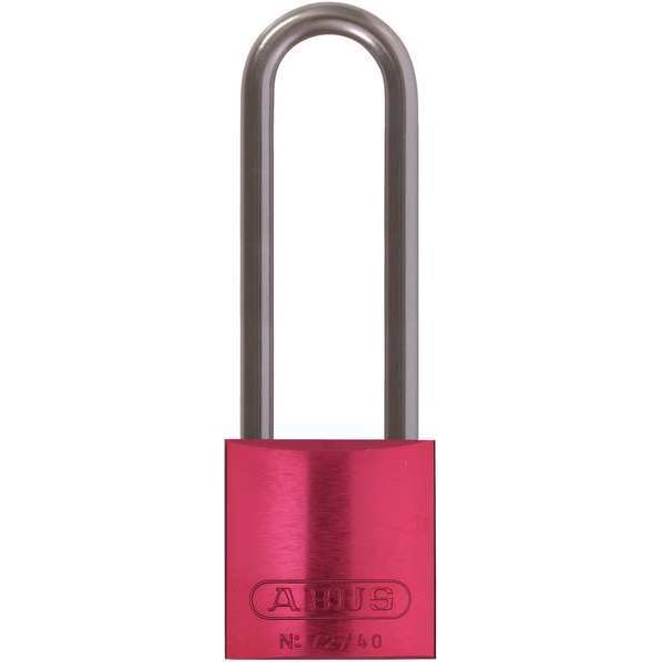 Abus Lockout Padlock, KA, Red, 1-1/2"H - 72 HB/40-75 KA RED