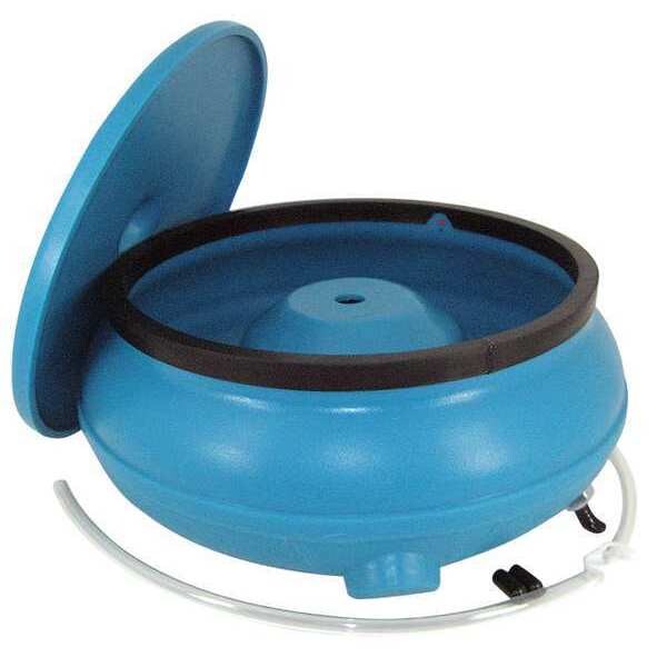 Raytech Vibratory Tumbler Bowl and Lid, 17In Dia. - 23-032