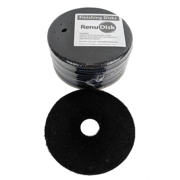 Glass Renu GlassRenu RenuDisks Black  5 Inch - 106-4053