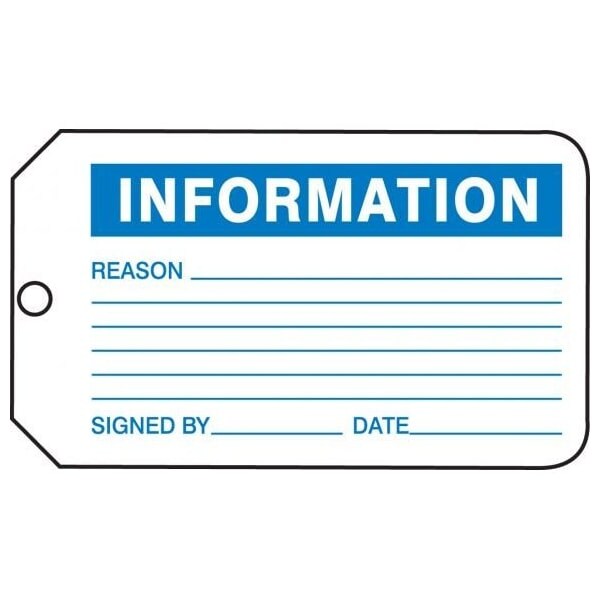 Accuform RP-Plastic, 3-1/4 in Width, 3/8 in Height, , 5 PK - MMT322PTM
