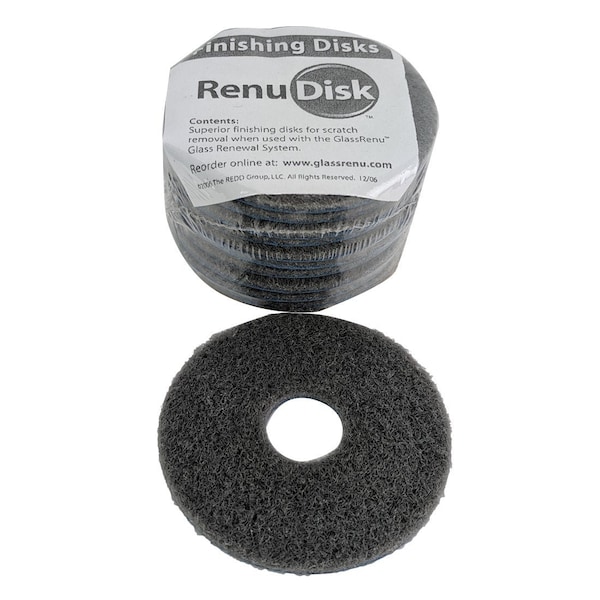 Glass Renu GlassRenu RenuDisks Gray  3 Inch - 106-4035