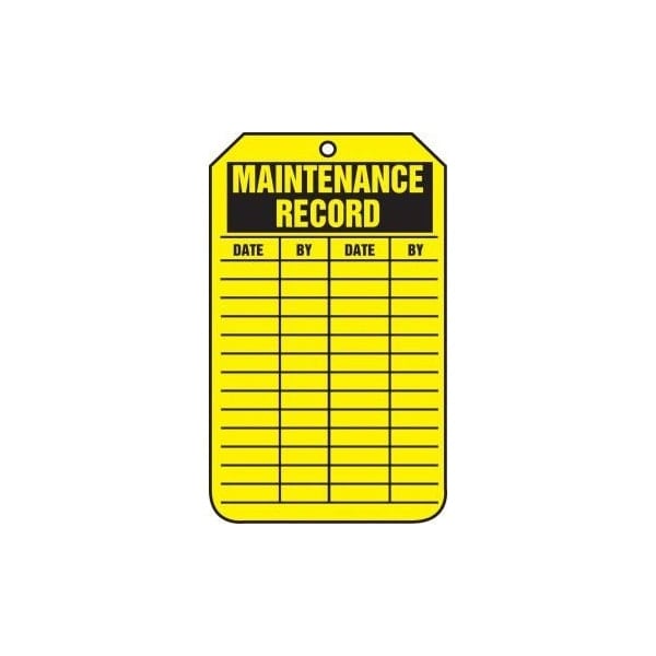 Accuform Danger, HS-Laminate, 3-1/4 in Width, 0.1 in Height, , 25 PK - TRS309CTP