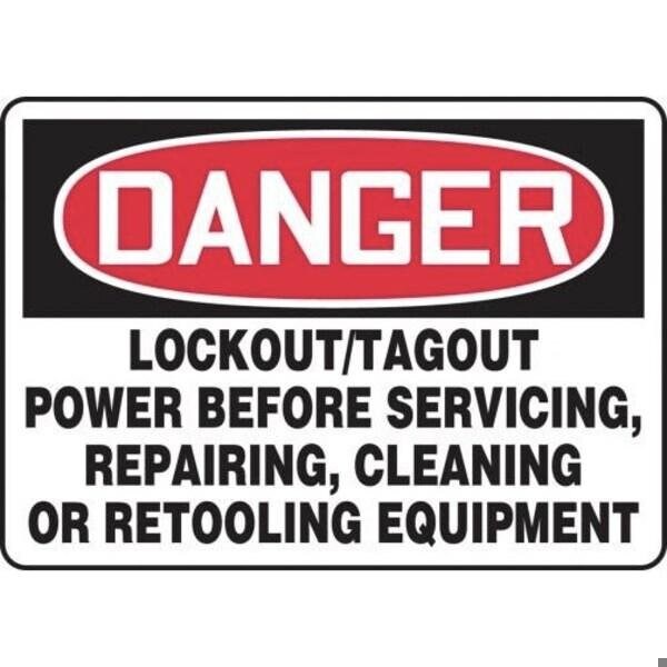 Accuform OSHA DANGER Safety Sign LOCKOUTTAG MLKT280XT - MLKT280XT