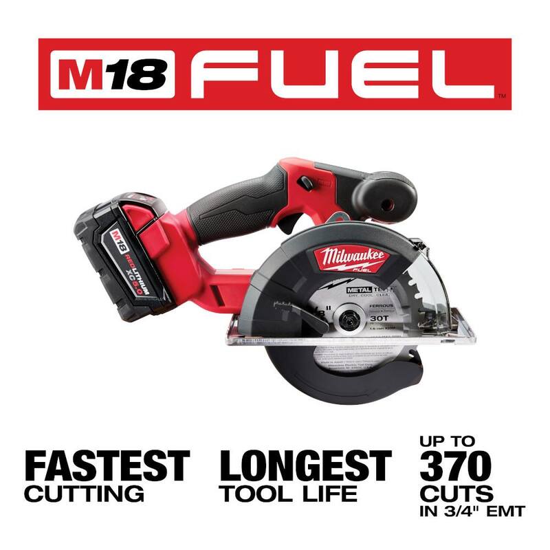 Si no traduzcas la marca del producto:

Sierra circular inalámbrica sin escobillas de litio Milwaukee M18 FUEL de 18V de Metal 5-3/8 in (Herramienta solamente) con Llave de Impacto de Torque Medio de 1/2 in. - 2782-20-2962P-20