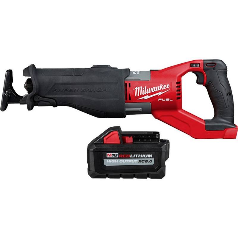 Milwaukee M18 Fuel 18-Volt Lithium-Ion Brushless Cordless Super Sawzall Orbital Reciprocating Saw with 6.0 Ah Battery - 2722-20-48-11-1865

Vibradora orbital inalámbrica con batería de litio-ion de 18 voltios y 6.0 Ah - 2722-20-48-11-1865