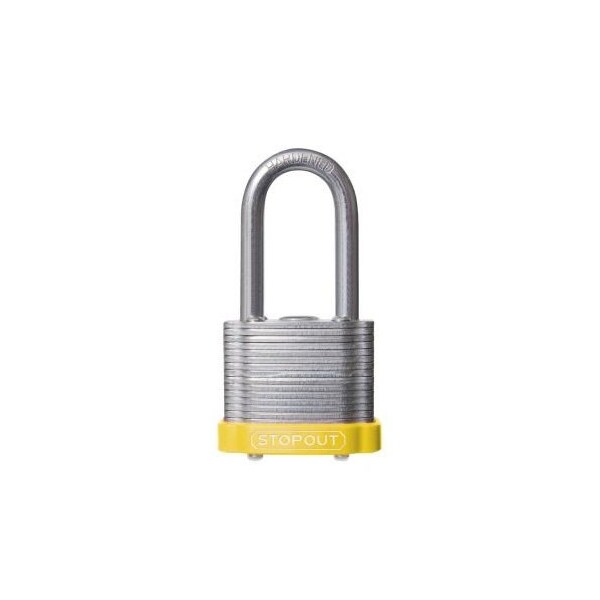 Accuform STOPOUT LAMINATED STEEL PADLOCKS KDL967YL - KDL967YL