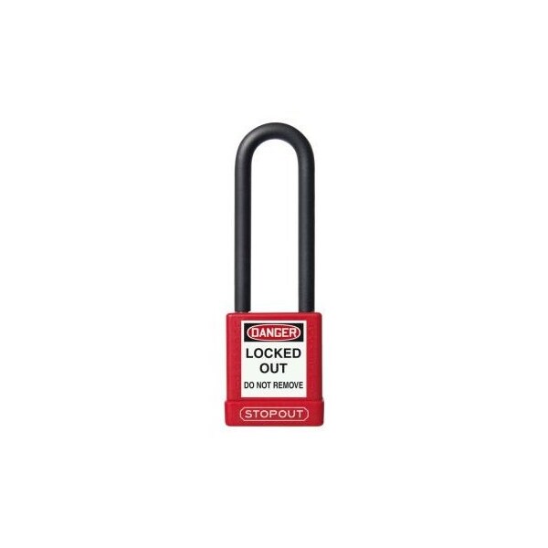 Accuform STOPOUT PLASTIC BODY ALUMINUM KDL724RD - KDL724RD