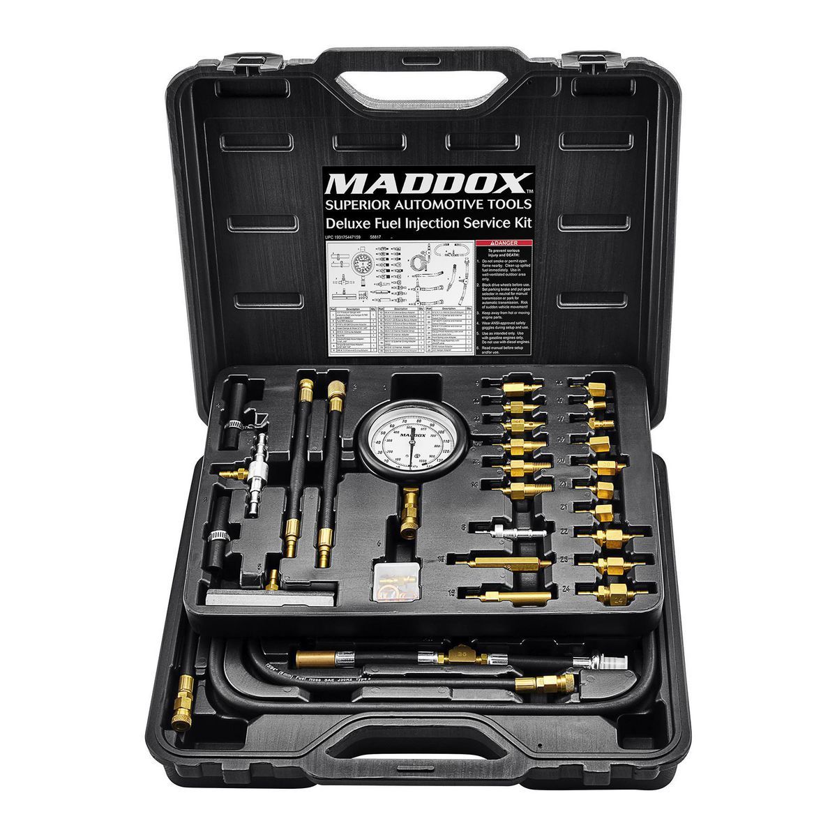 Kit de servicio de inyección de combustible de lujo Maddox Deluxe - 58817