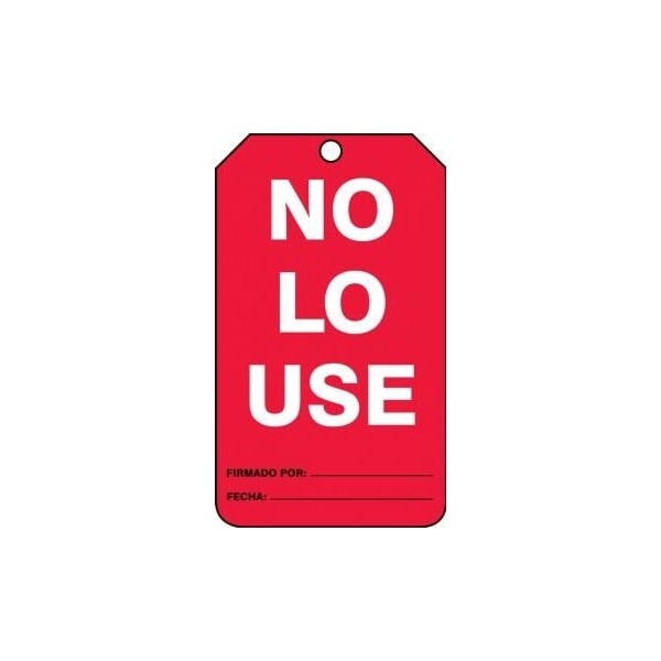Accuform Danger, PF-Cardstock, 3-1/4 in Width, 1/4 in Height, , 25 PK - SHMGT219PTP