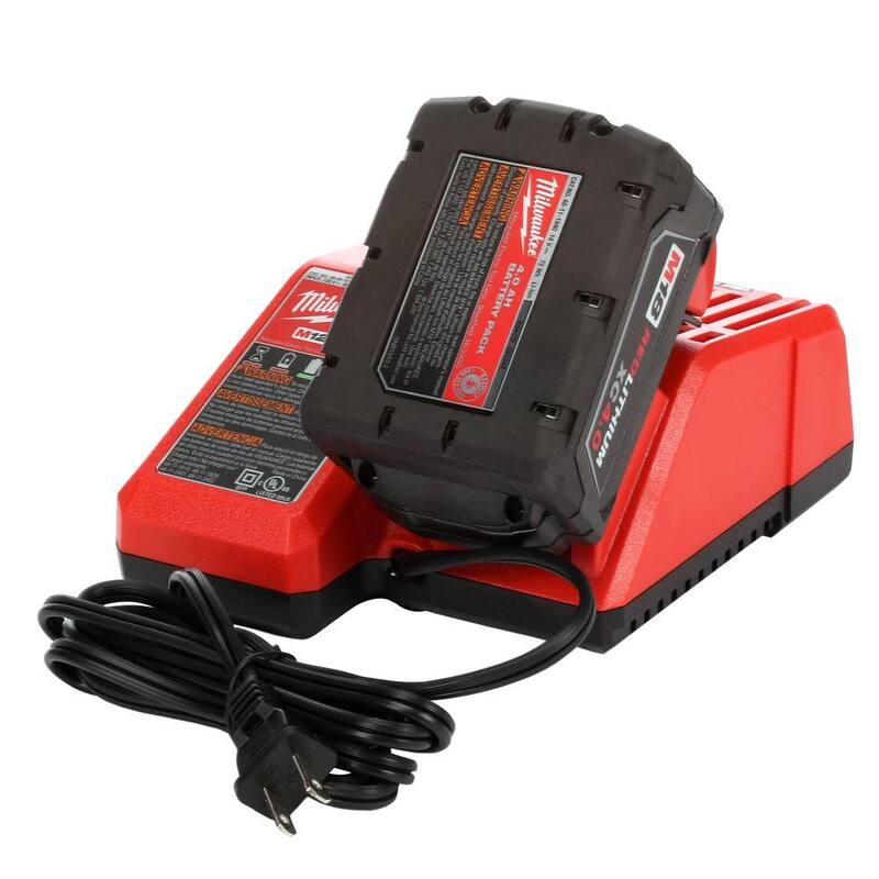 Milwaukee M18 FUEL 18V Lithium-Ion Brushless Cordless SAWZALL Kit de Sierra Alternativa con (1) baterías de 5.0Ah, cargador y maletín - 2720-21