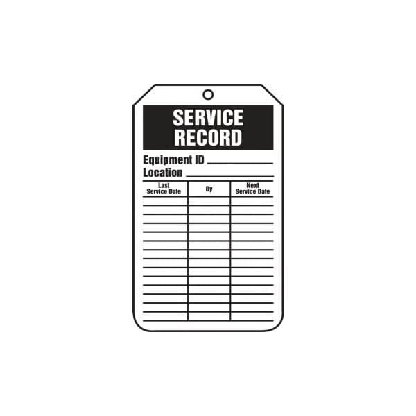 Accuform Danger, RP-Plastic, 3-7/8 in Width, 0.075 in Height, , 25 PK - TRS329CTP