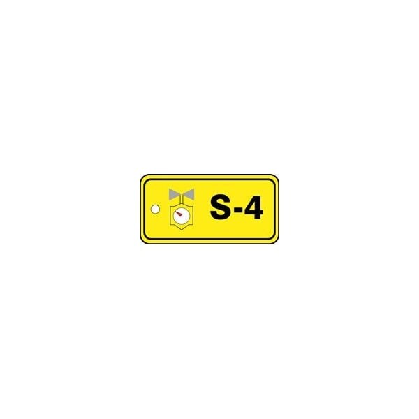 Accuform Danger, Self-Laminating RP-Plastic, 3-1/4 in Width, 0.55 in Height, , 5 PK - TDJ304XVM