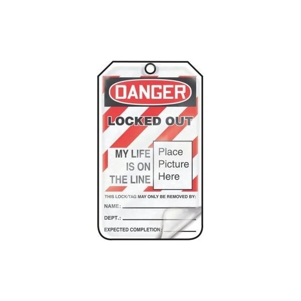 Accuform Caution, RP-Plastic, 3-7/8 in Width, 0.075 in Height, , 25 PK - MLT609LCP