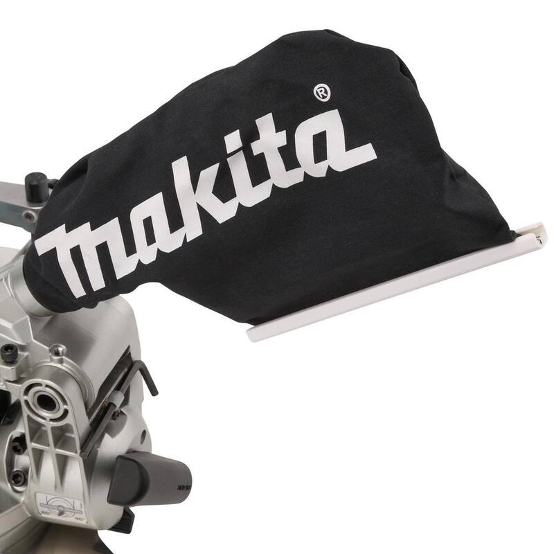 Si herramienta eléctrica sin escobillas inalámbrica de iones de litio 18V LXT de Makita de 6-1/2 pulgadas con láser y sierra ingleteadora compuesta abatible doble compacta - XSL05Z