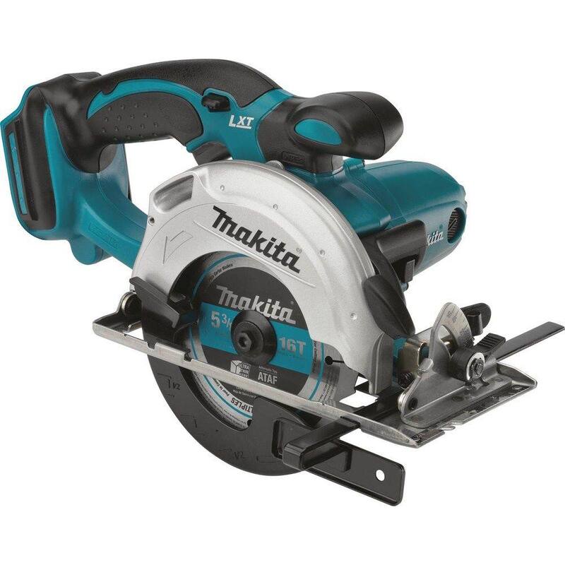Sierra circular recortadora Makita 18V LXT de 5-3/8 pulgadas (Herramienta solamente) - XSS03Z