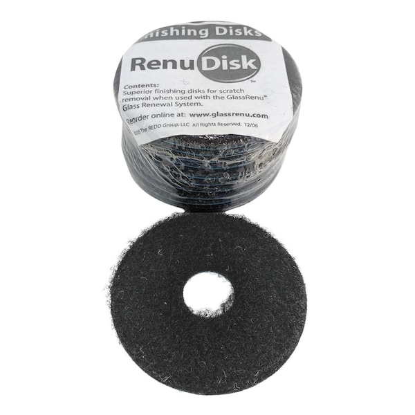 Glass Renu GlassRenu RenuDisk Black  3 Inch - 106-4033