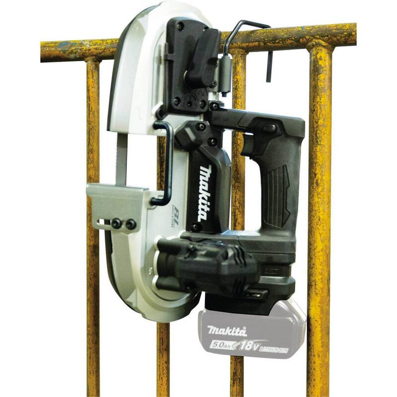 Sierra de cinta inalámbrica sin escobillas Makita 18V LXT subcompacta (sólo herramienta) con hoja portátil de sierra de cinta de 18 TPI de 28-3/4 pulgadas - XBP05ZB-E04139