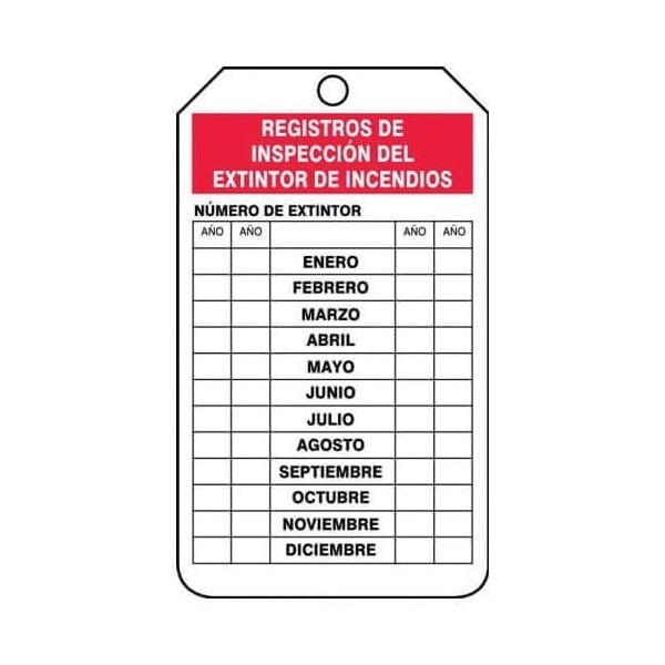 Accuform RP-Plastic, 3-7/8 in Width, 3/8 in Height, , 25 PK - TRS217PTP